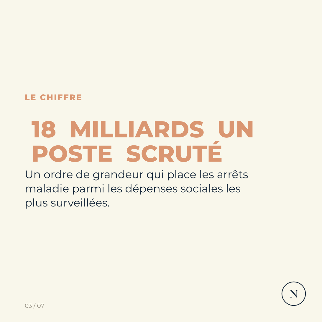 Carrousel Avec près de 18 milliards d'euros d'indemnités versées, les arrêts maladie dans le viseur du gouvernement - franceinfo, visuel 3